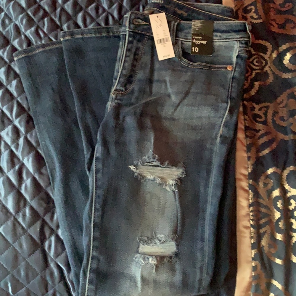 NWT New York and company curvy leggings ripped jeans